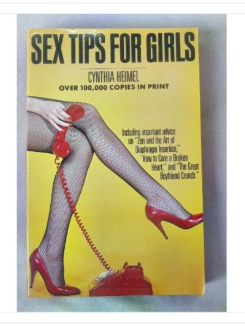 Sex Tips for Girls Cynthia Heimel 1986 First Fireside Edition Book Vintage Read